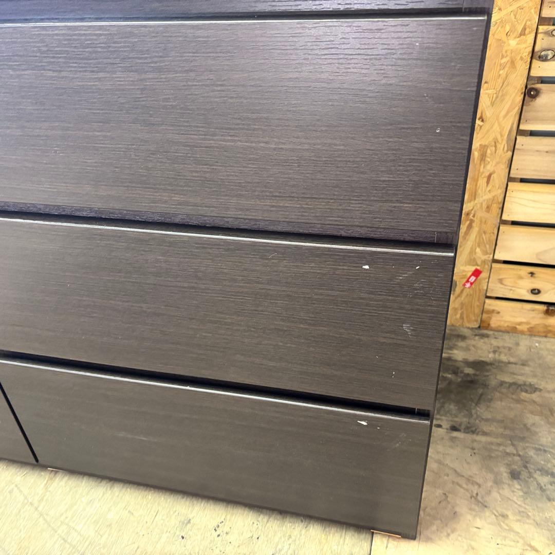 早い者勝ち‼️ニトリ ローチェスト クエス　ダークブラウン 140cm幅