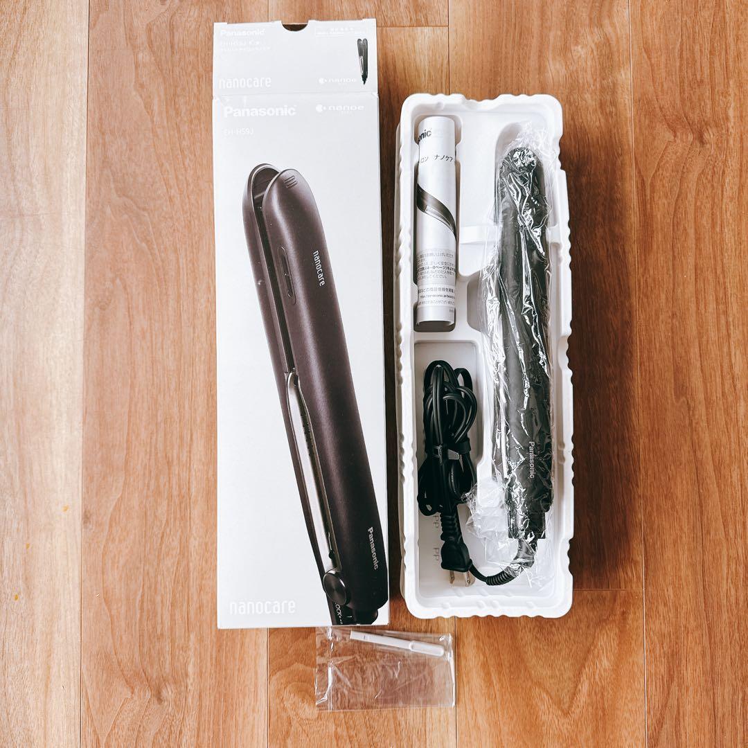 パナソニックナノケアストレートアイロン EH-HS9J-K