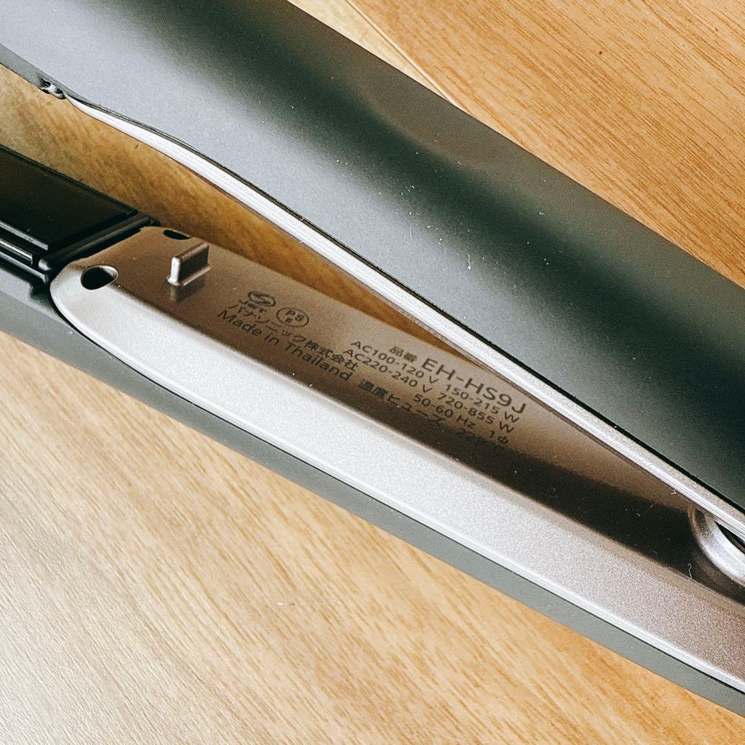 パナソニックナノケアストレートアイロン EH-HS9J-K