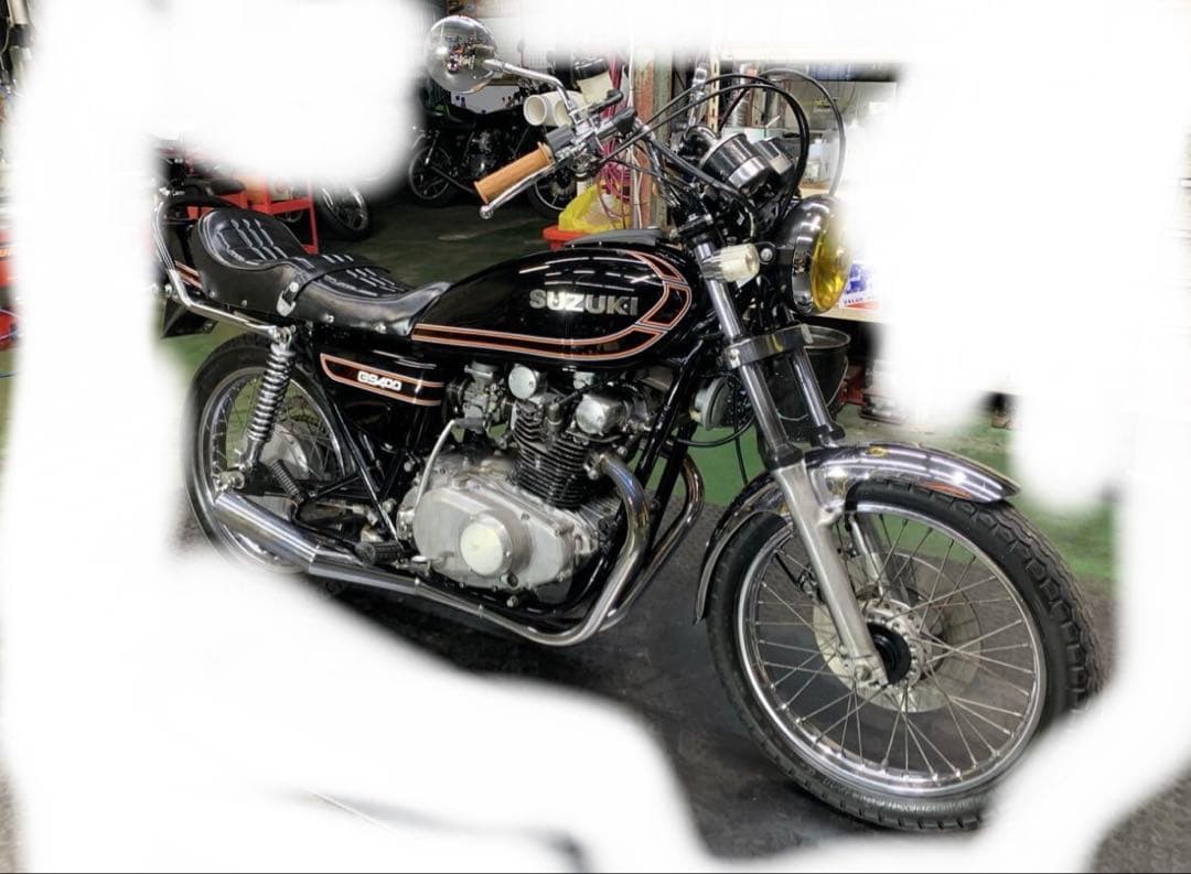 SUZUKI GS400 バーテックス　零式　ショート管