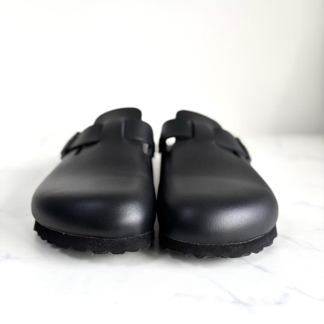 極美品 ビルケンシュトック 41 エクスクイジット ボストン レザー ブラック