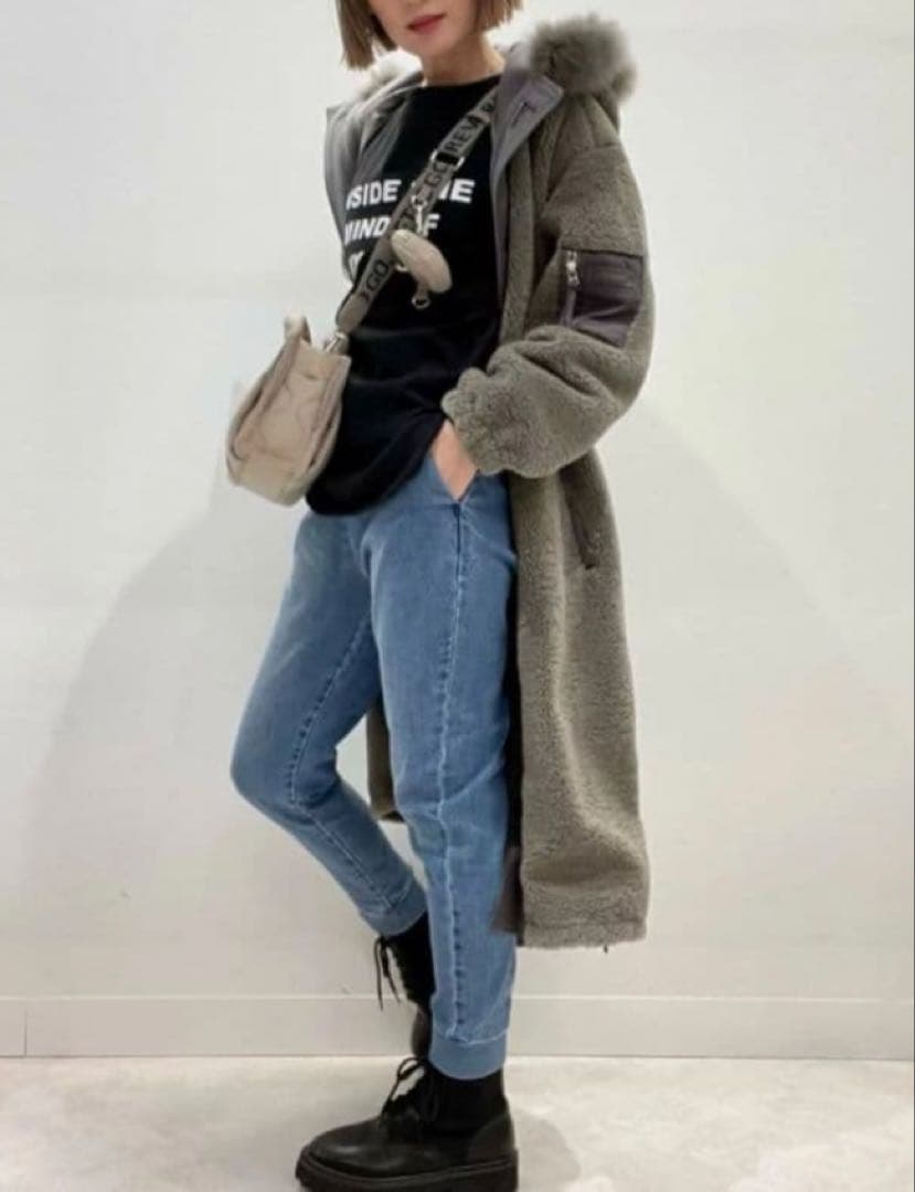 LASUD MILITARY ラシュッド ファーフーデッドボアコート ヤマダヤ