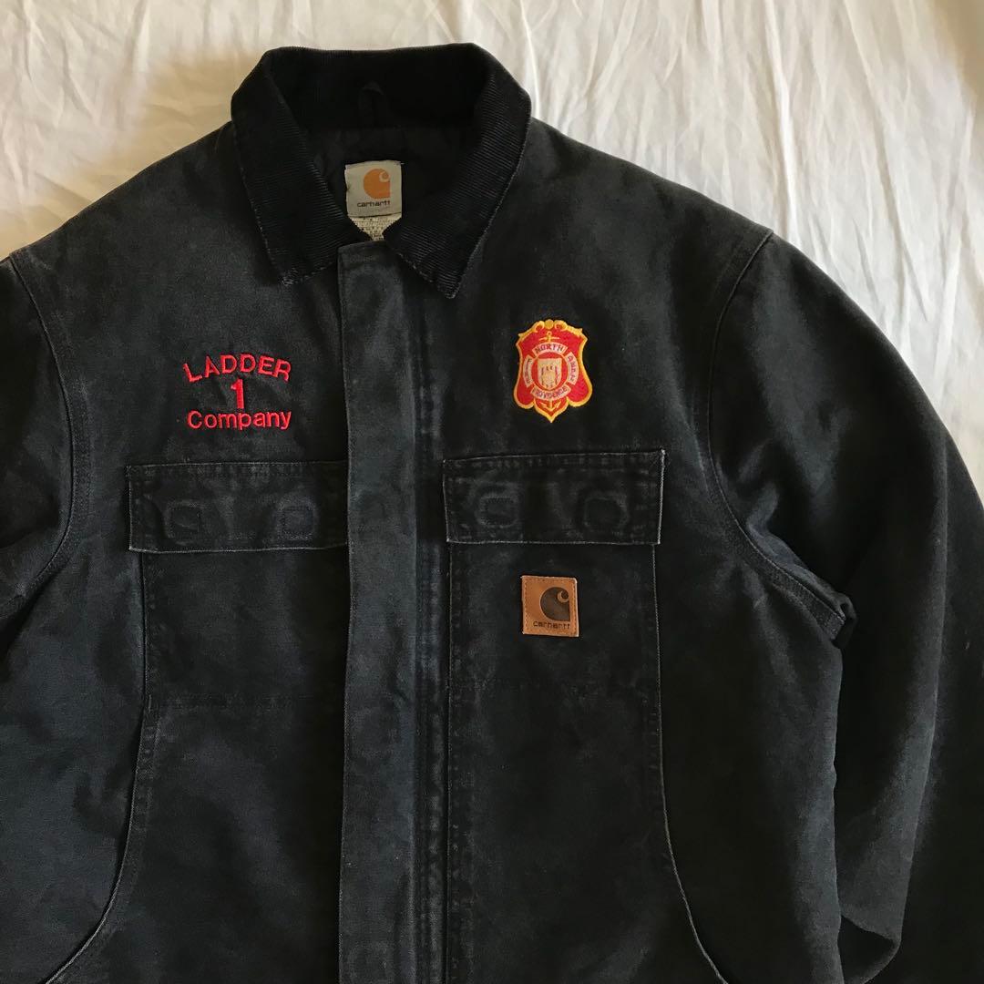 Carhartt C26 BLK トラディショナルコート BLACK 企業ロゴ
