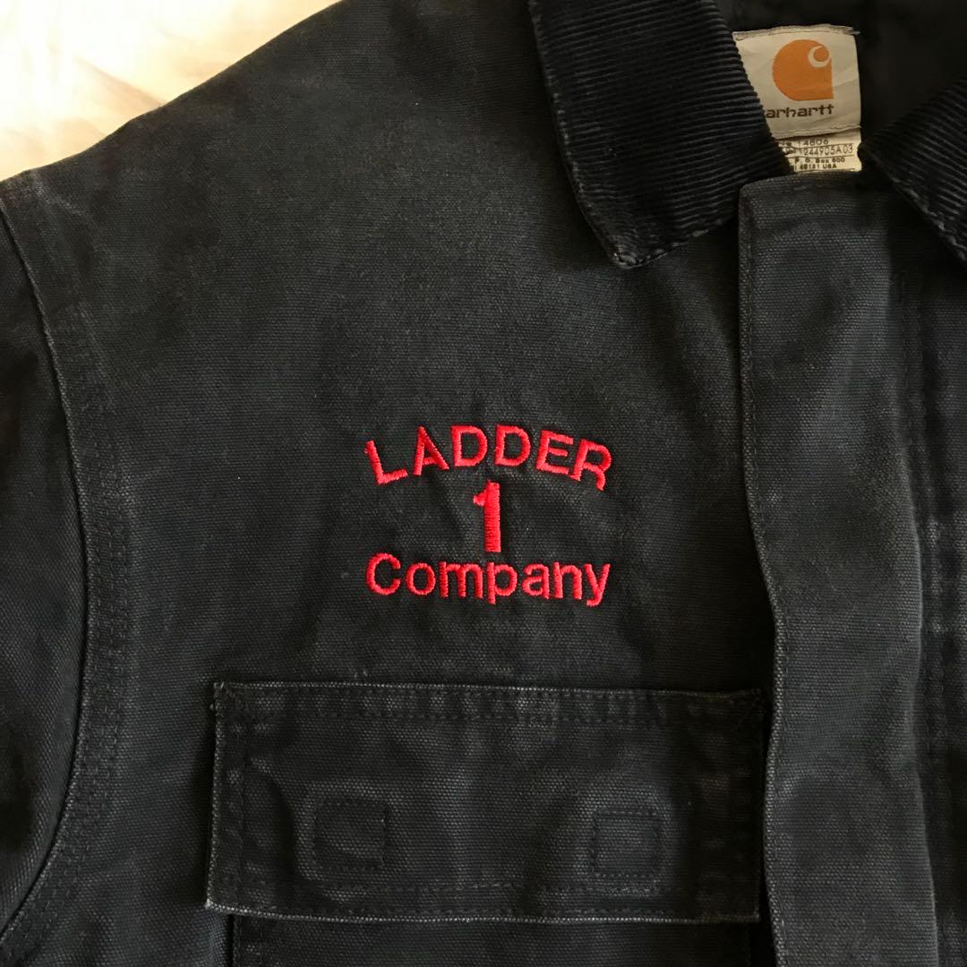 Carhartt C26 BLK トラディショナルコート BLACK 企業ロゴ