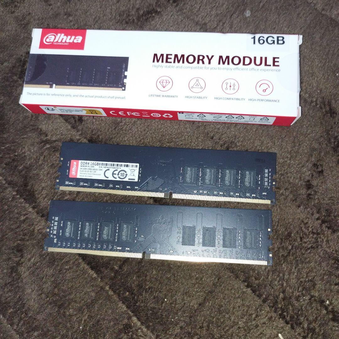 Dahua DDR4 3200　 16GB2枚 メモリモジュール