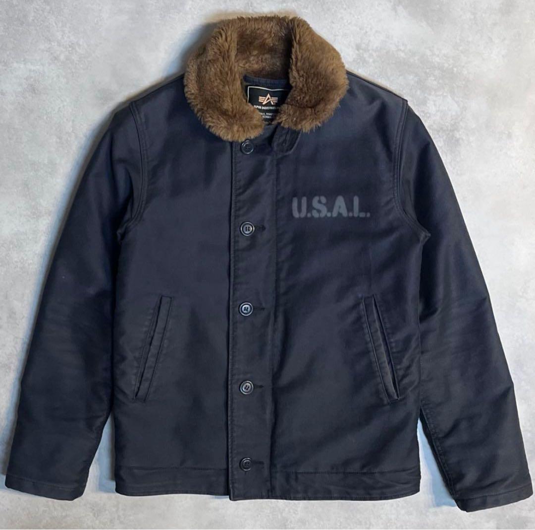 アルファ　n-1 デッキジャケット　ミリタリージャケット