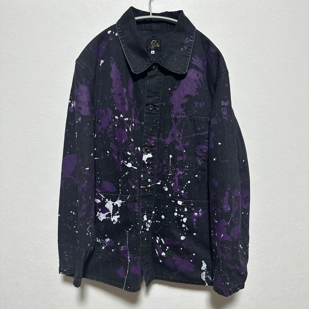 ニードルス D.N. Coverall 10ozペイントカバーオール ブラック