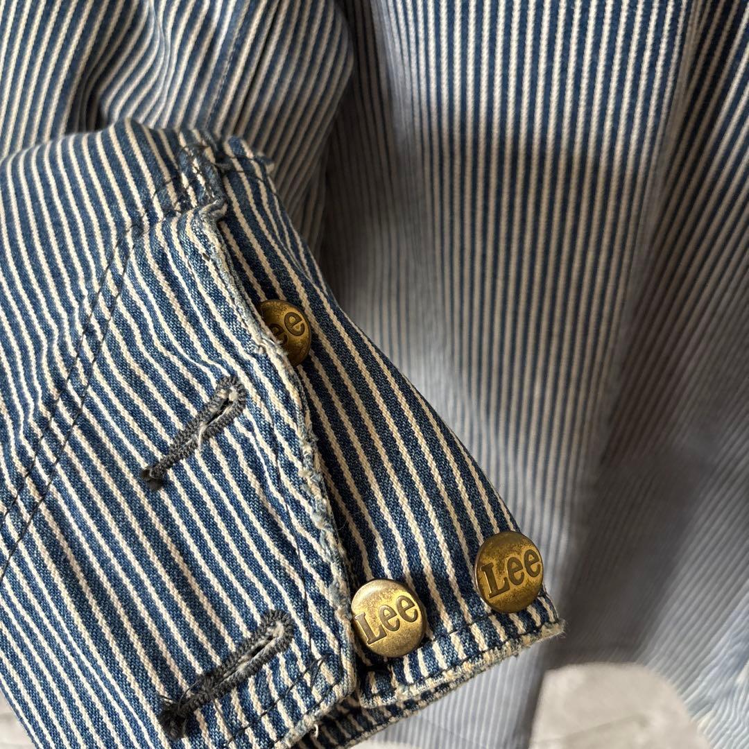 Lee ヒッコリーストライプ ボアジャケット
