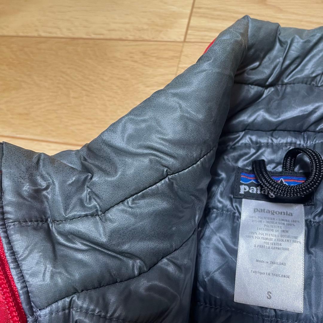 Patagonia パフボールベスト レッド