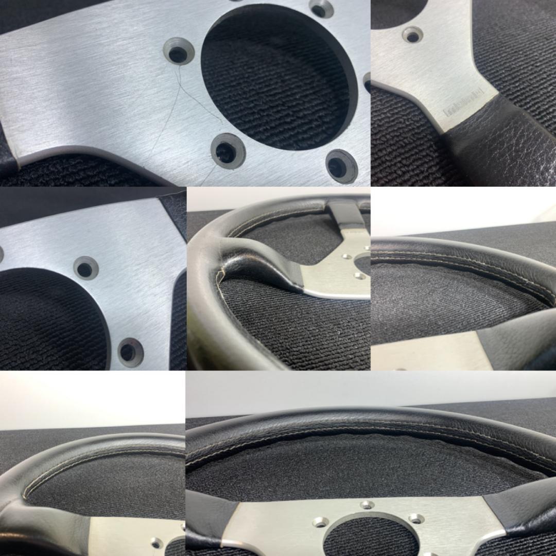 モモ ヴェローチェ レザー ステアリング 当時物 93年製 希少 良品