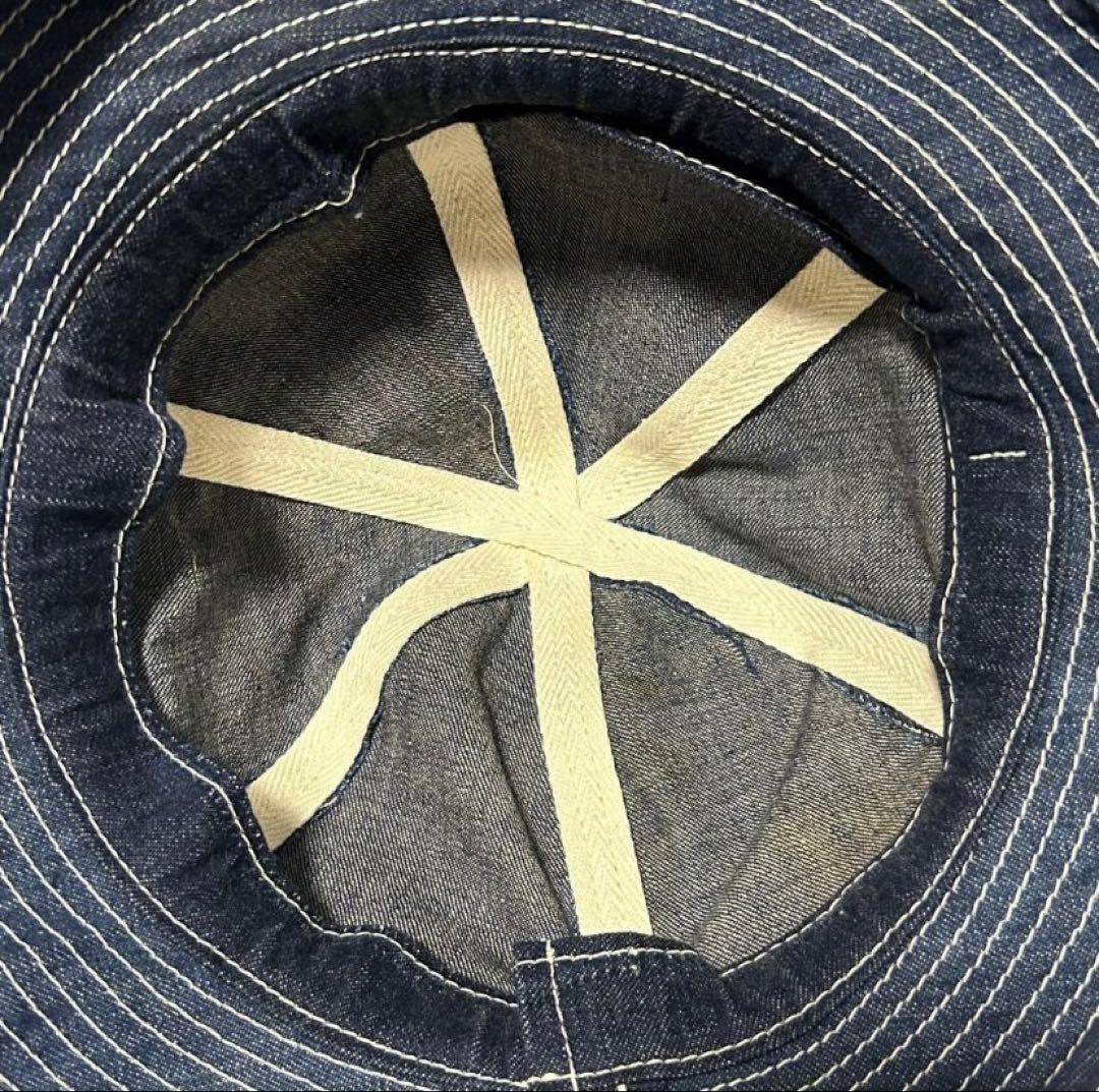 m37 ヴィンテージ生地　デニムハット　リメイク