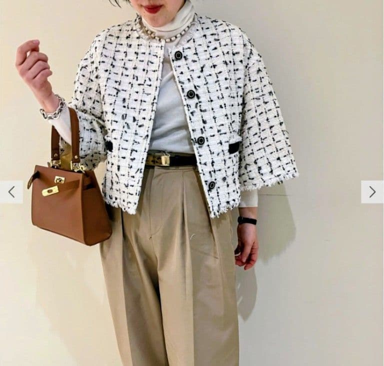 nolley's ツイードショートジャケット