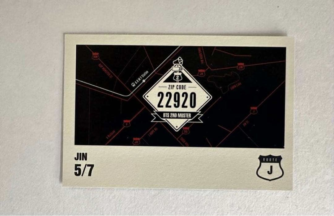 2ND MUSTER ZIP CODE 22920 公式 ミニフォト ジン①⑤⑦