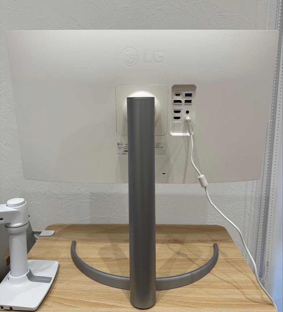 LG モニター ディスプレイ 27BP85UN-W 27インチ/4K