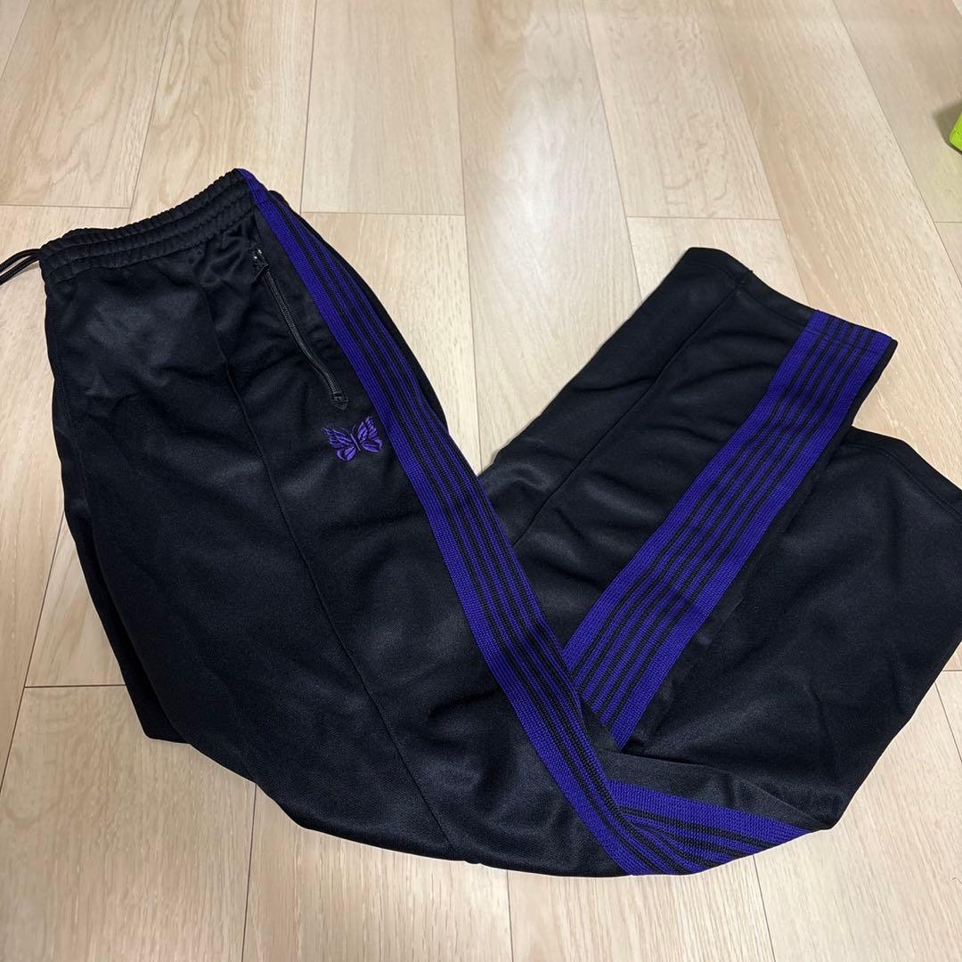 【中古王】needles 黒紫ストライプ
