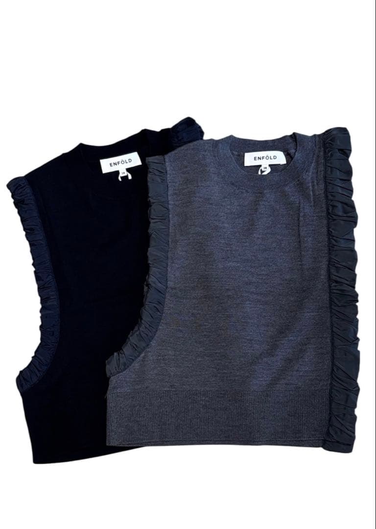 に*中様 ENFOLD エンフォルド アシンメトリー コンパクト ベスト