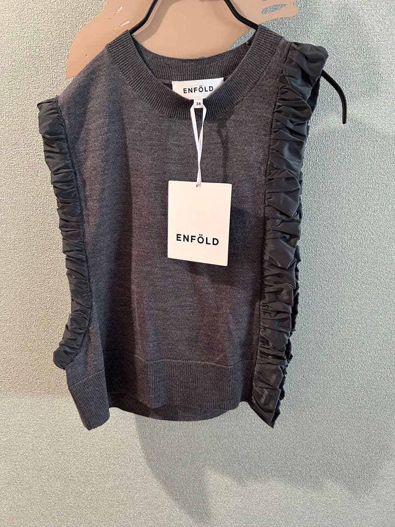 に*中様 ENFOLD エンフォルド アシンメトリー コンパクト ベスト