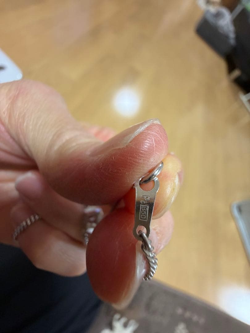 シルバー ダイヤモンドネックレス