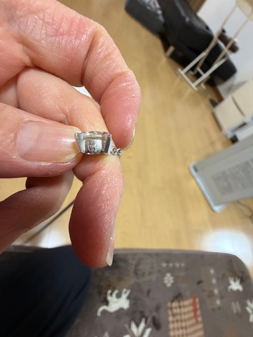 シルバー ダイヤモンドネックレス