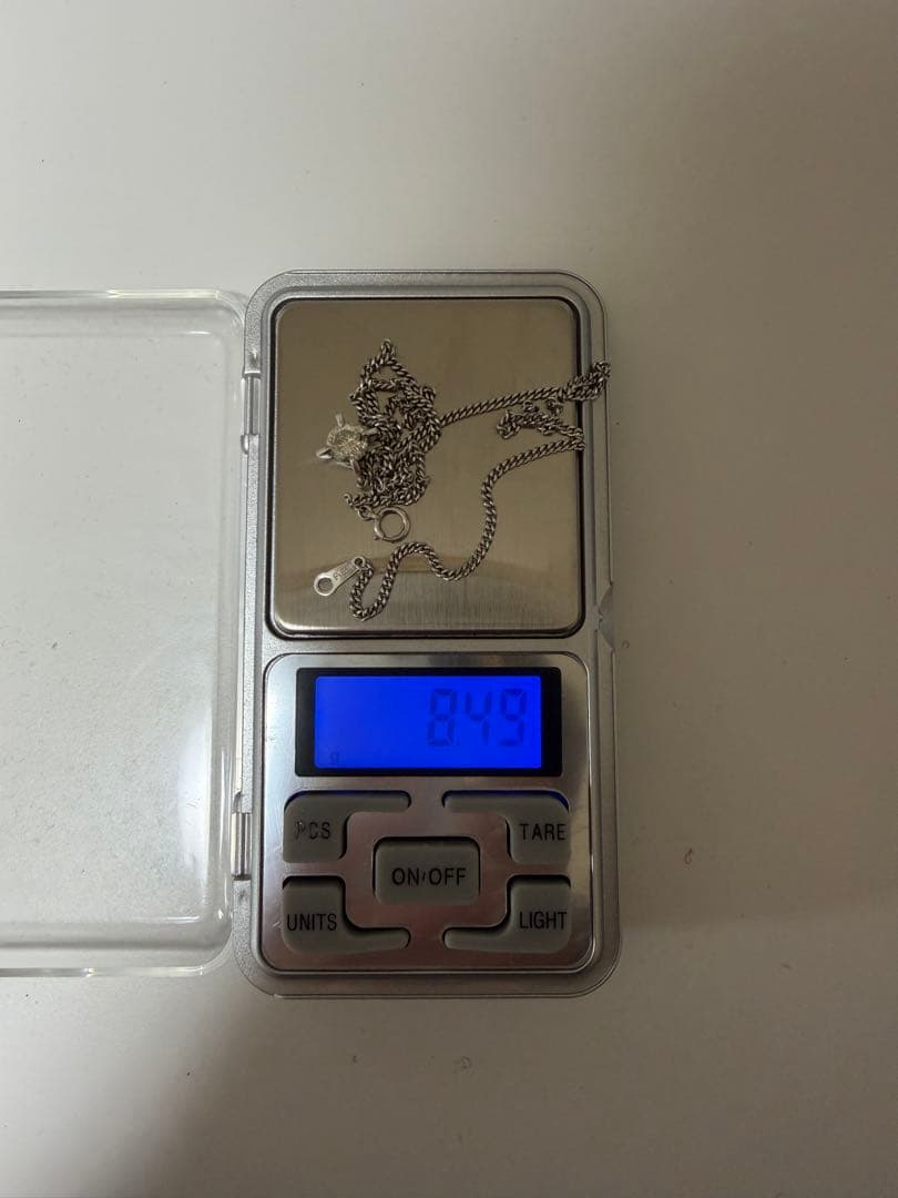 シルバー ダイヤモンドネックレス