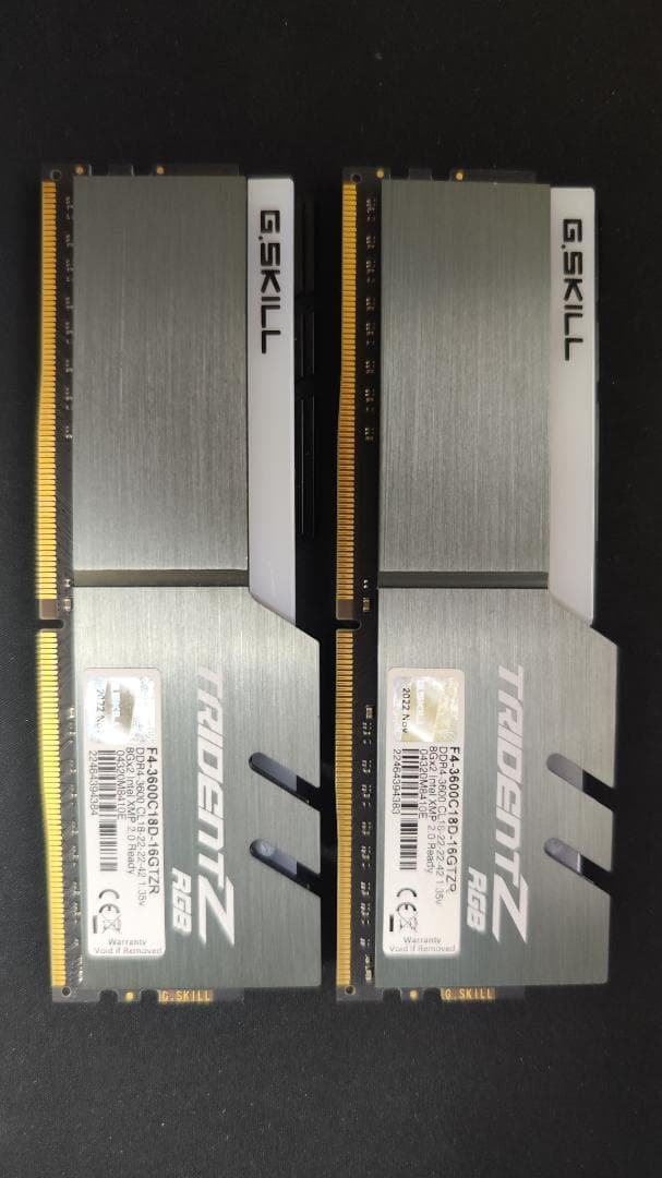 ラ*ン様 G.SKILL TRIDENT Z RGB DDR4-3600 16G