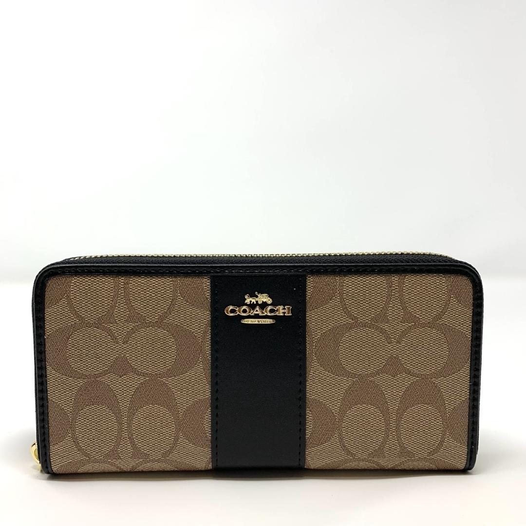 【新品未使用】　COACH　コーチ　F54630　ラウンドファスナー　長財布