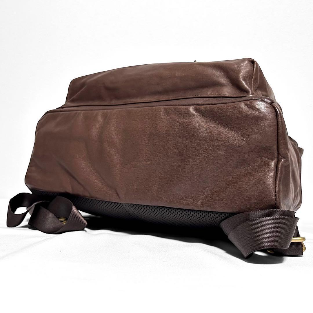 絶販品 美品 PORTER ポーター リュック フランク L ブラウン