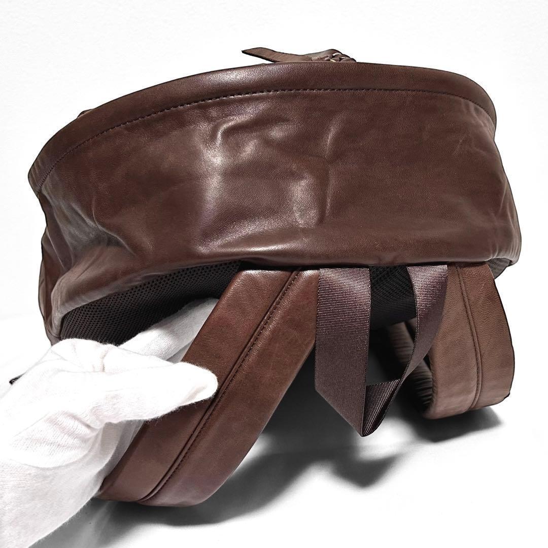 絶販品 美品 PORTER ポーター リュック フランク L ブラウン