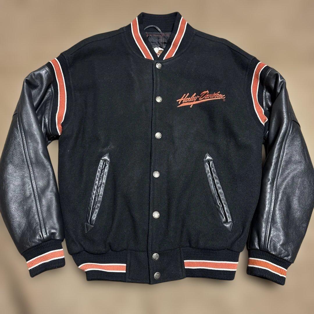 Sサイズ ハーレーダビッドソン　純正　スタジャンmade in USA