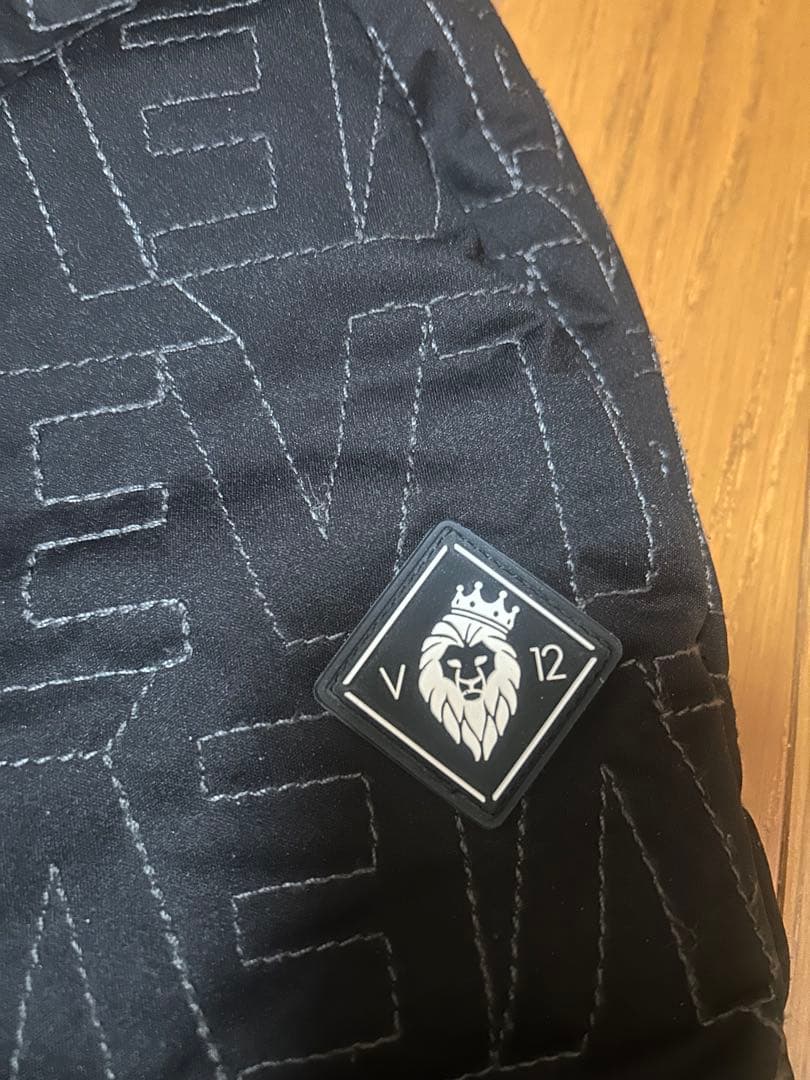 【v12golf】ゼロフィットコラボ　キルティングパンツ ブラック