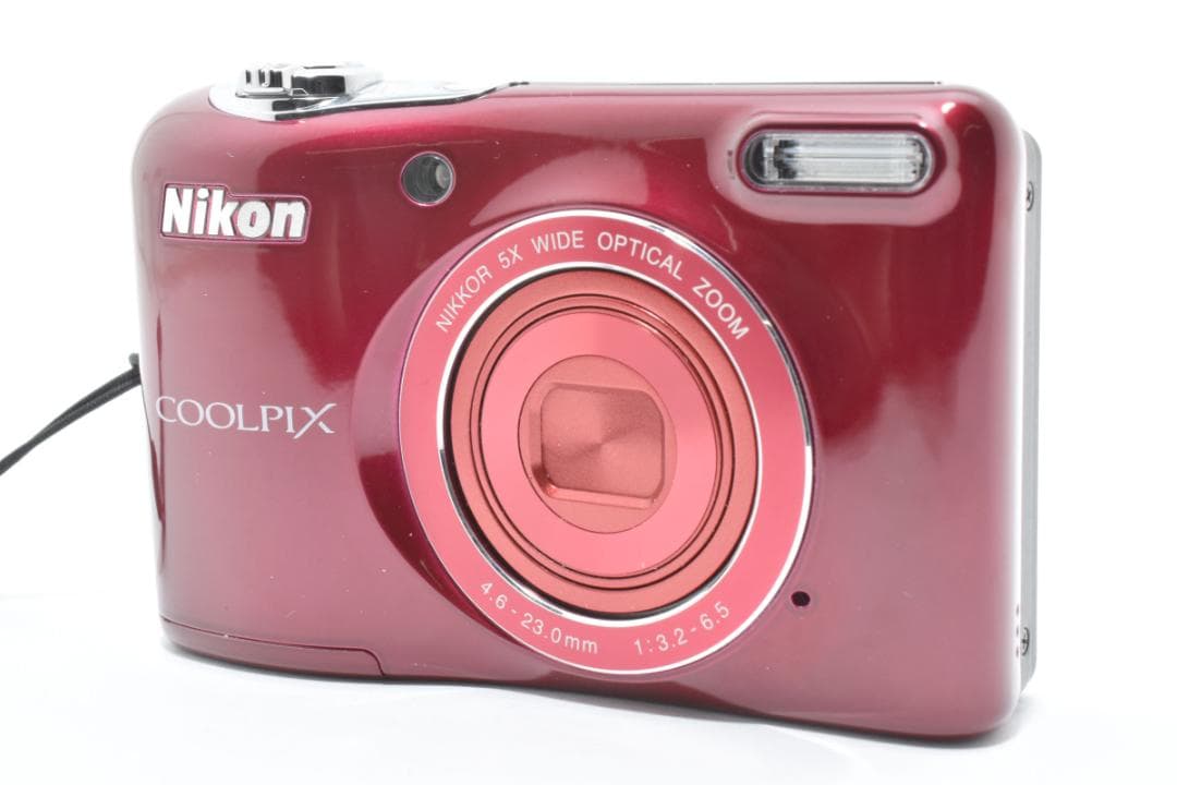 ⭐️美品⭐️ニコン Nikon COOLPIX L30 レッド 動作確認済み
