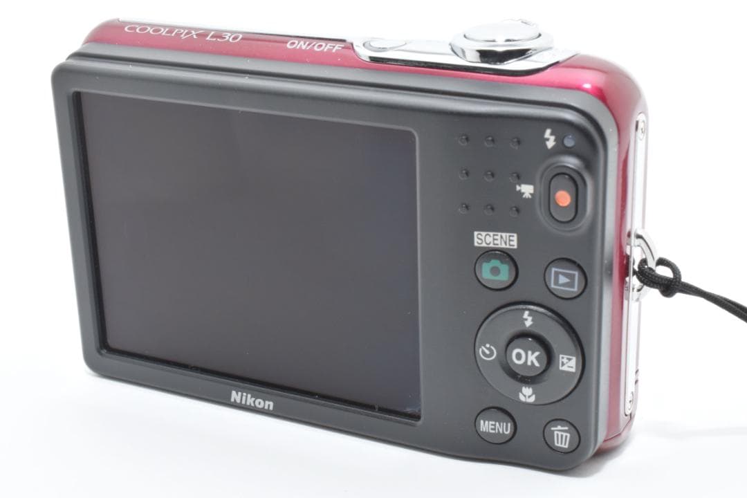 ⭐️美品⭐️ニコン Nikon COOLPIX L30 レッド 動作確認済み