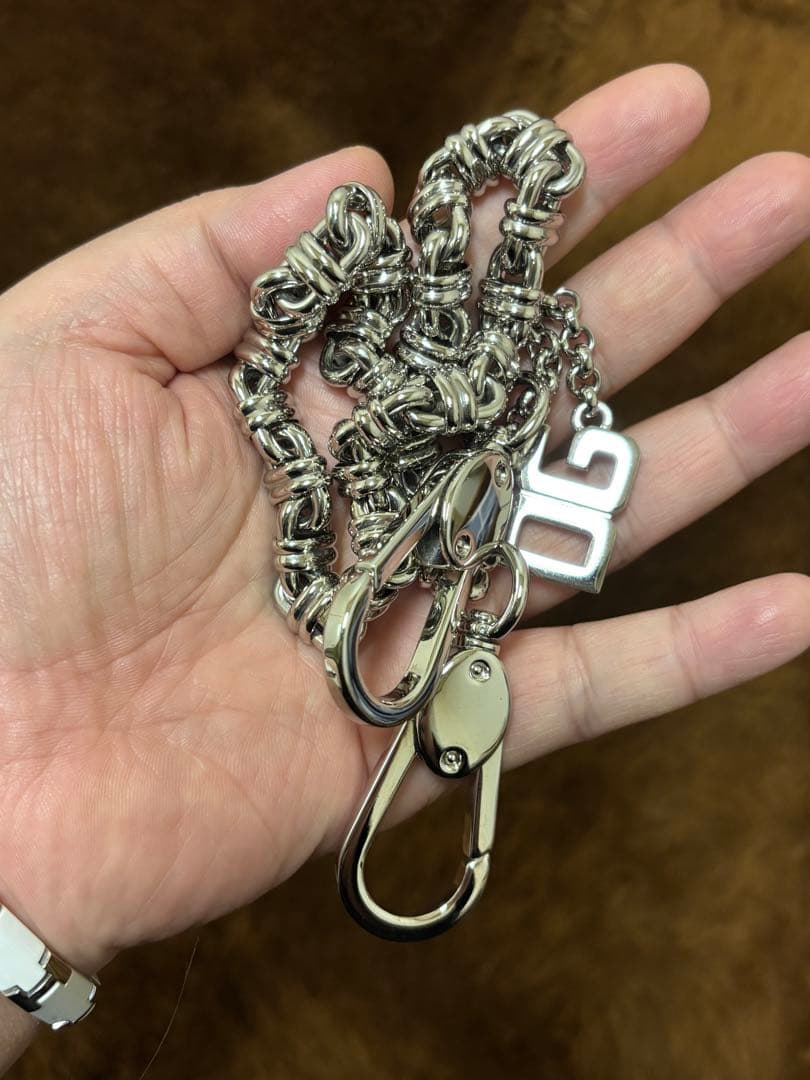 美品 ドルチェ&ガッバーナ DOLCE&GABBANA ウォレットチェーン