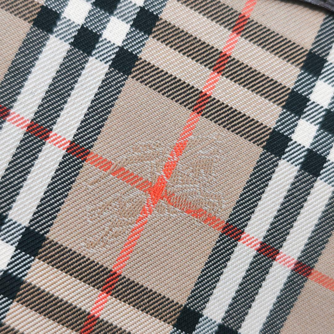 【美品 高級◎】バーバリー セカンドバッグ ノバチェック シャドーホース