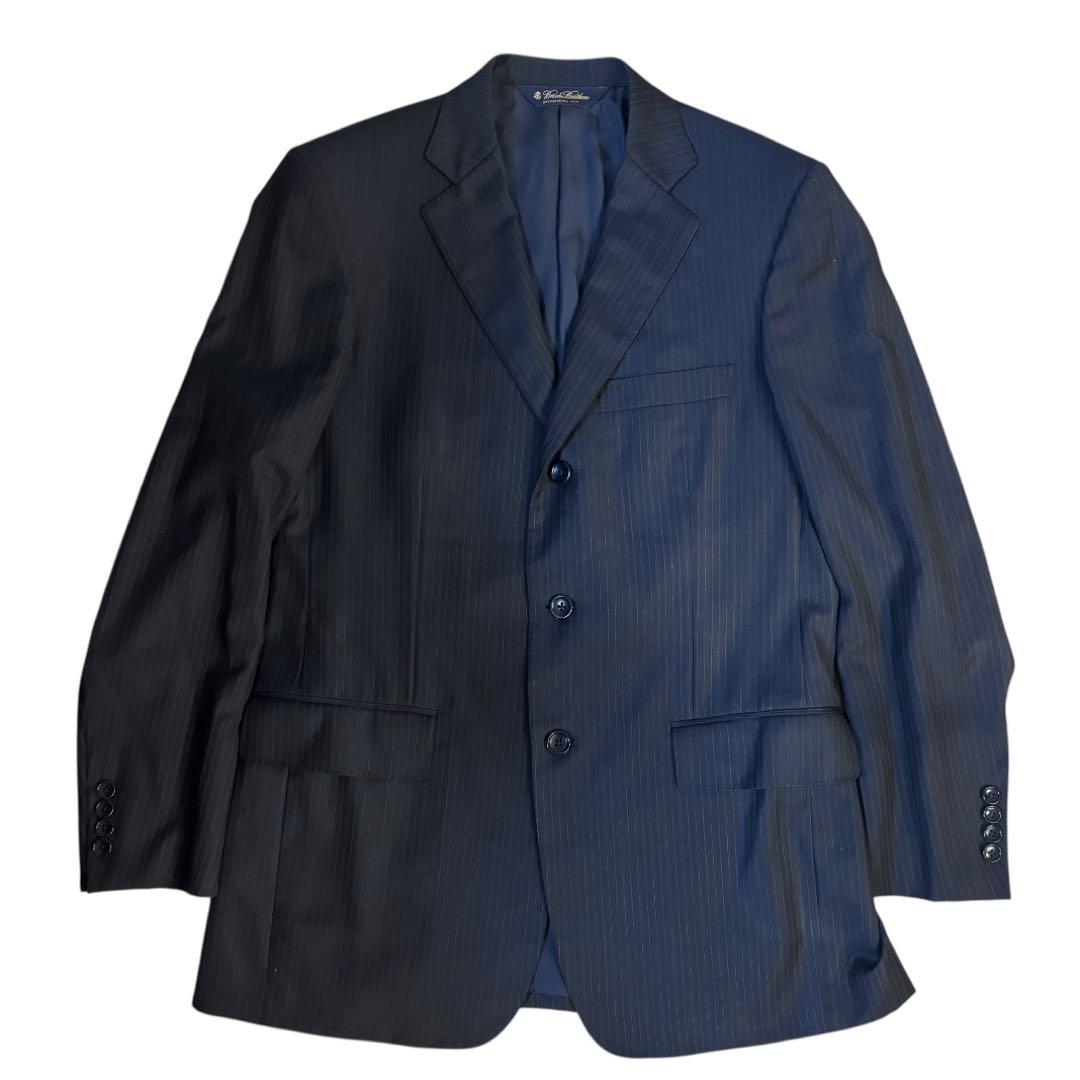 ブルックスブラザーズ イタリア製 スーツ ストライプ ネイビー REGENT