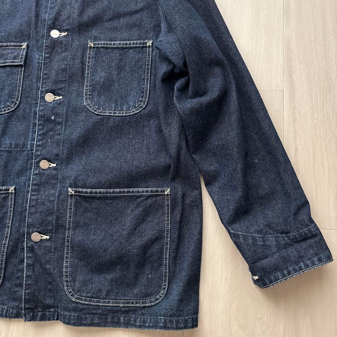 ア*ト様 Carhartt　カバーオール　デニム　ジャケット　濃紺
