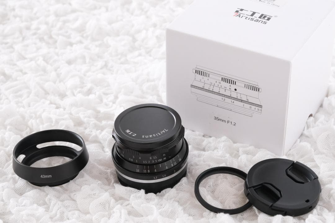 七工匠 35mm f/1.2 レンズ 冨士フィルム用　おまけフード付き