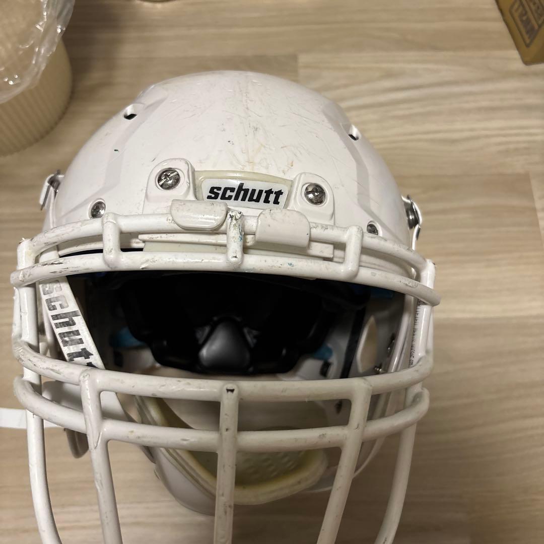 Schutt アメリカンフットボール ヘルメット 白　M