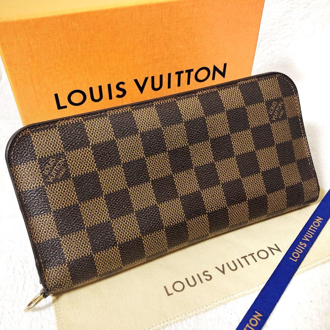 【美品】ルイヴィトン ☆ポルトフォイユアンソリット ダミエ エベヌ 長財布