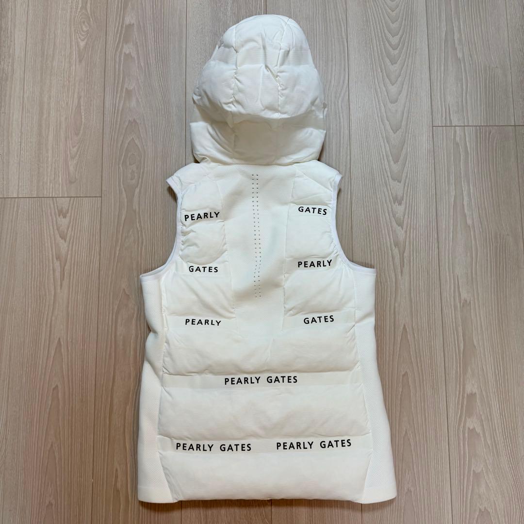 mai　 PEARLY GATES フード付きダウンベスト　０サイズ