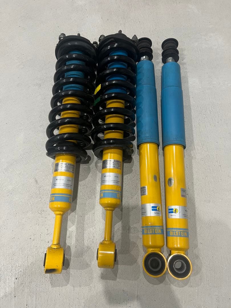 BILSTEIN B6 150プラドディーゼル用 純正コイル+アッパーマウント付