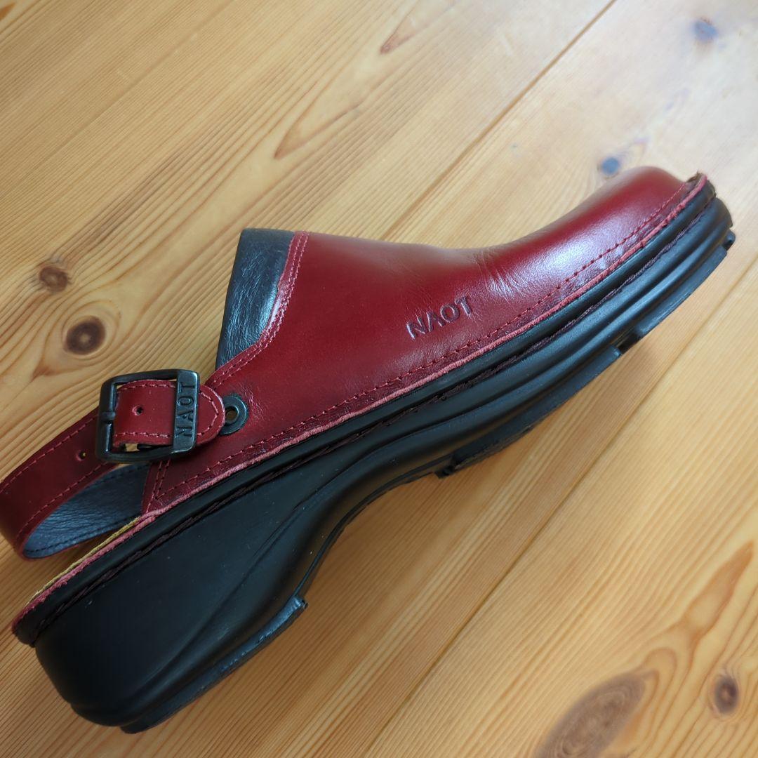 NAOT 赤 バックストラップ サボサンダル 37