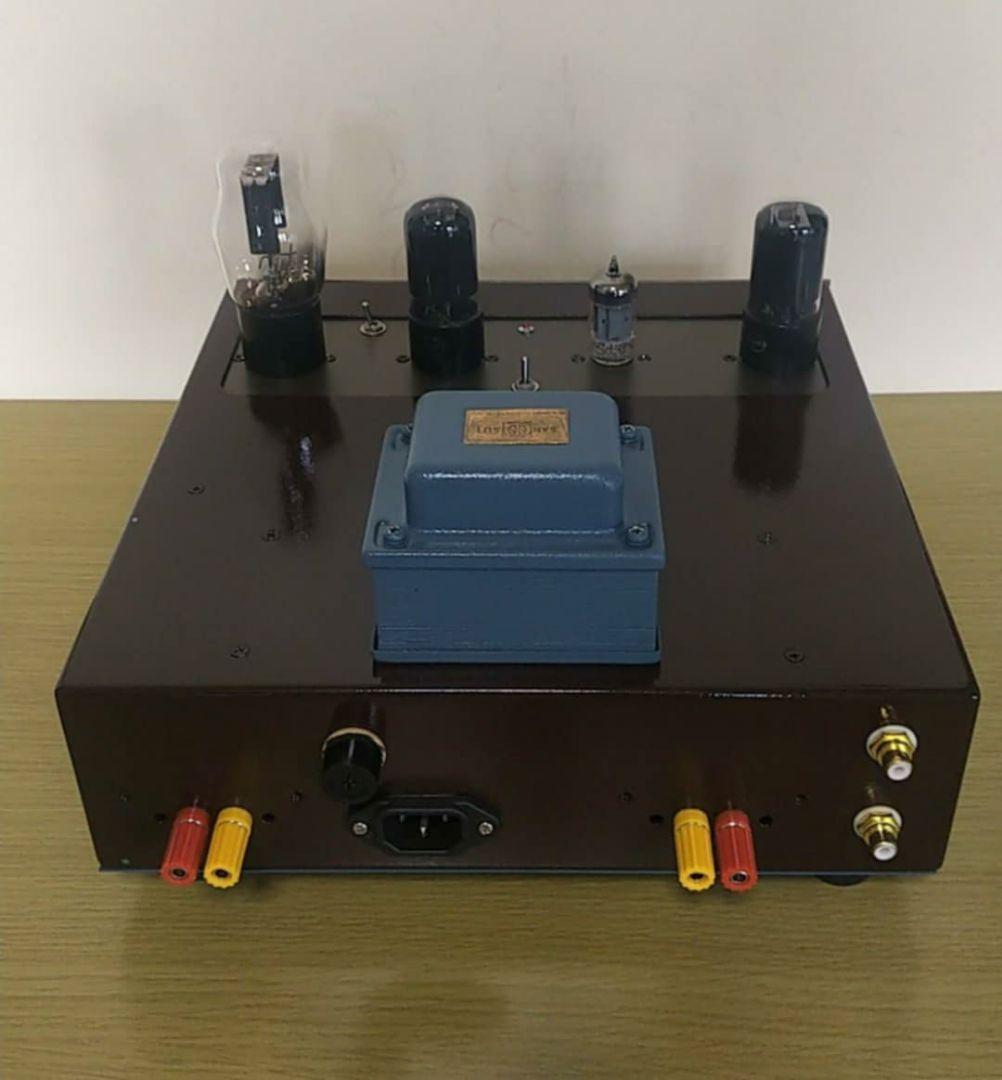 自作真空管アンプ 本体 6F6GT (6V6GT交換できる)シングル