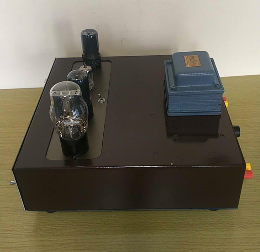 自作真空管アンプ 本体 6F6GT (6V6GT交換できる)シングル