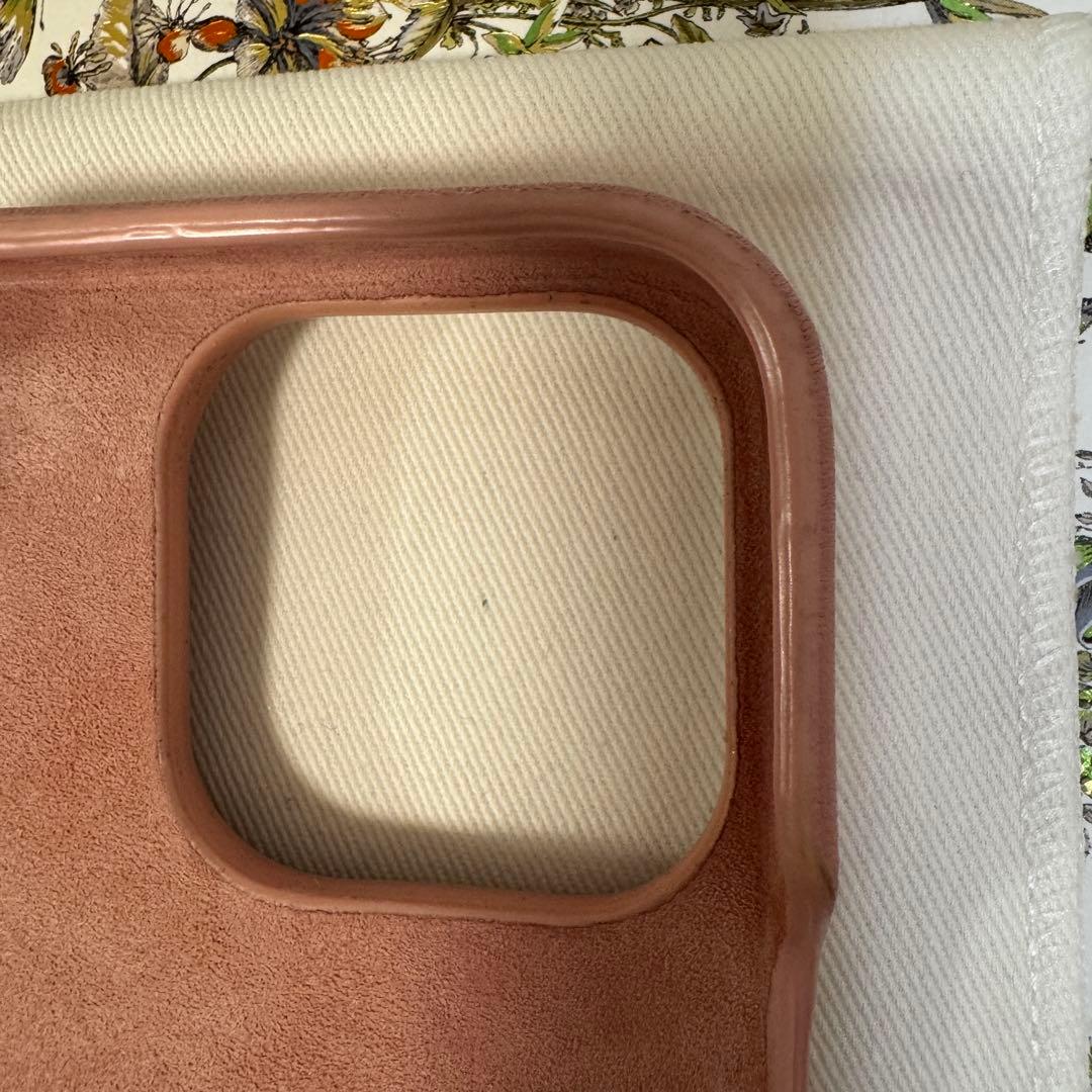 ディオール iPhone15pro ケース ハート ピンク