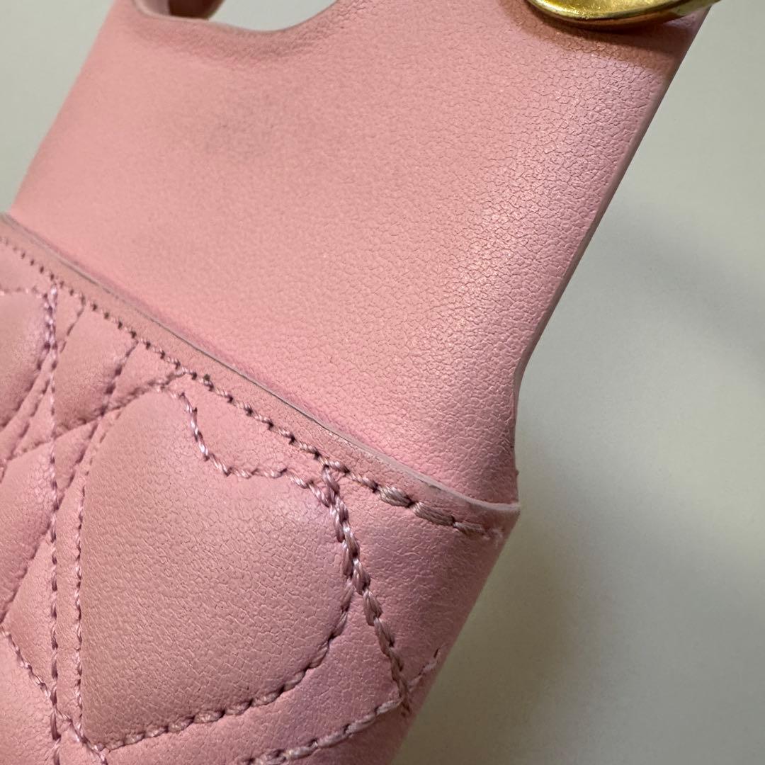 ディオール iPhone15pro ケース ハート ピンク