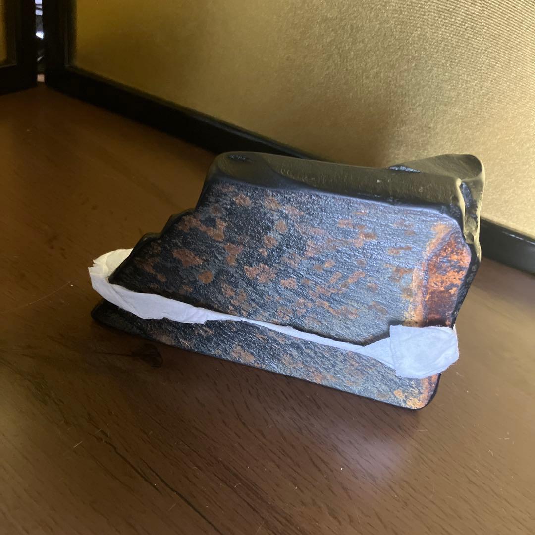 龍渓硯　翠川堂　蓋共自然硯　書道 オブジェ　新品美品　翠川希石 王