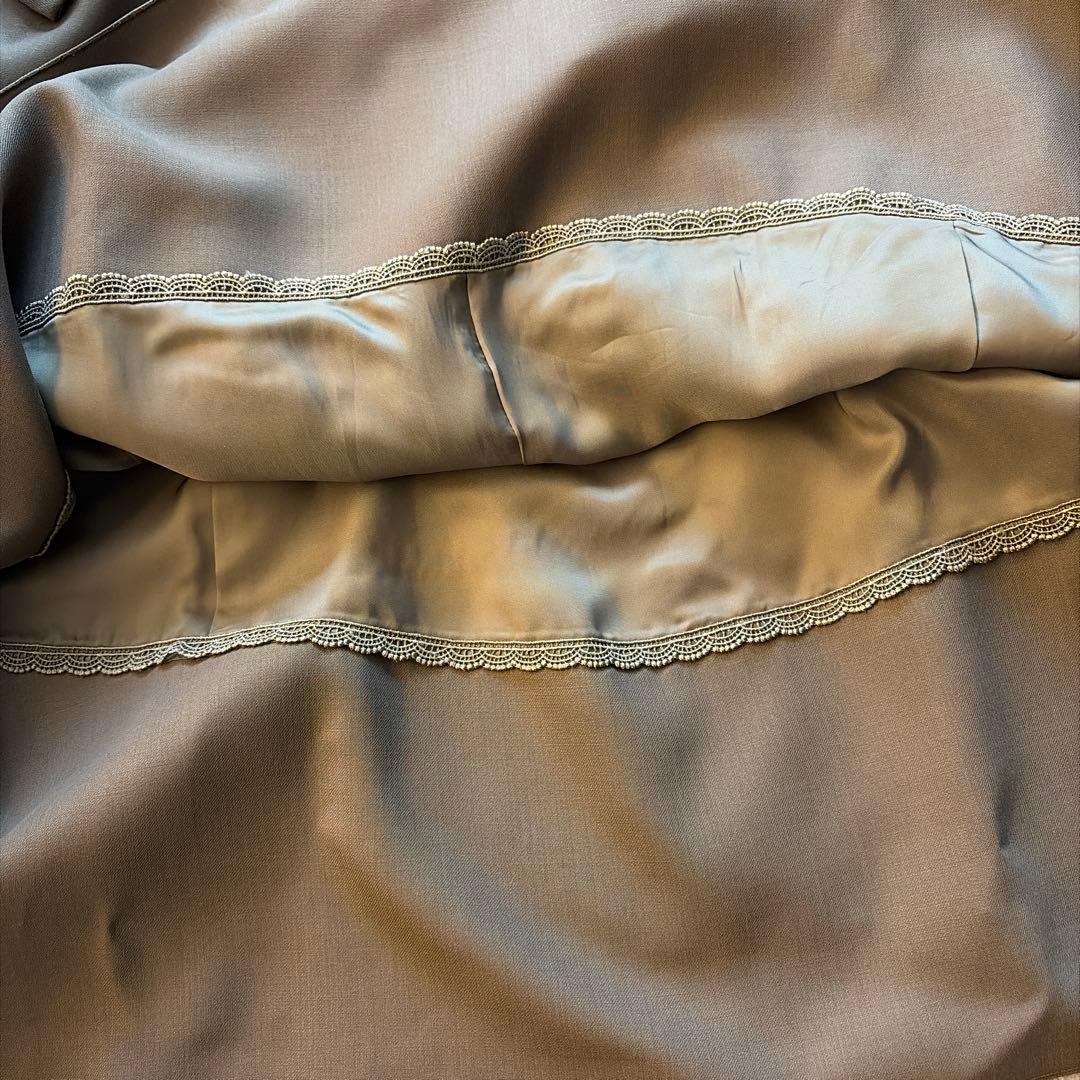 FOXEY ノースリーブブラウンワンピース