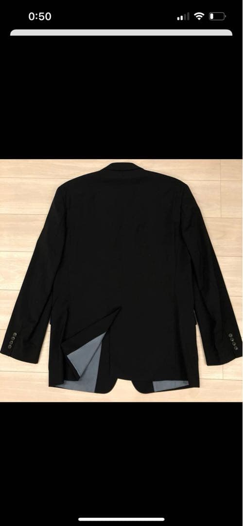 美品✨ヒューゴボス スーツ セットアップ フォーマル 黒 2XL 大きいサイズ