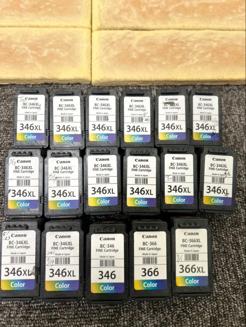 Canon 空インクカートリッジ 78個 まとめ売り